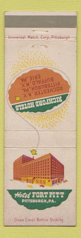 Matchbook Cover - Hotel Fort Pitt Pittsburgh PA