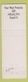 Matchbook Cover - John C Wajert Drugs Pharmacy New Castle PA