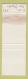 Matchbook Cover - Wells Junction Cafe New Florence MO