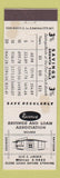 Matchbook Cover - Reserve Savings Loan MO WEAR