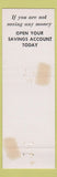 Matchbook Cover - Reserve Savings Loan MO WEAR