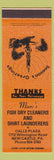 Matchbook Cover - Marc's Fish Dry Cleaning New Castle PA