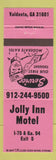 Matchbook Cover - Jolly Inn Motel Valdosta GA