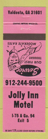 Matchbook Cover - Jolly Inn Motel Valdosta GA