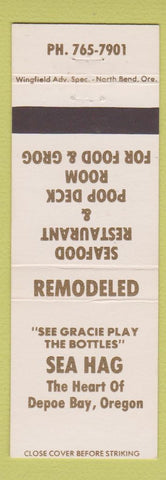 Matchbook Cover - The Sea Hag Depoe Bay OR