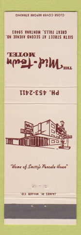 Matchbook Cover - Mid Town Motel Great Falls MT