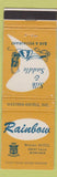 Matchbook Cover - Rainbow Western Hotel Great Falls MT