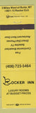Matchbook Cover - Bocker Inn Butte MT