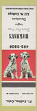 Matchbook Cover - Hickman's Men's Store Fort Collins Colorado Dalmatian