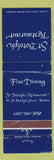 Matchbook Cover - St Botolph Restaurant Boston MA WEAR