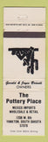 Matchbook Cover - Pottery Place Yankton SD