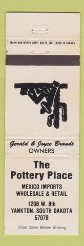 Matchbook Cover - Pottery Place Yankton SD