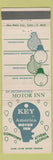 Matchbook Cover - Key to America Motor Inn Athens GA WEAR
