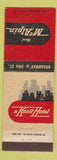 Matchbook Cover - McAlipin Hotel New York City Knott