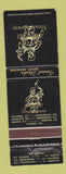 Matchbook Cover - Swain's Charcoal Steak Columbia SC Raleigh Charlotte NC WORN