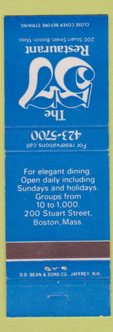 Matchbook Cover - 57 Restaurant Boston MA