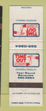 Matchbook Cover - Time Out Restaurant Exhibition Stadium WORN