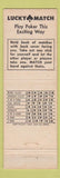 Matchbook Cover - Blanke Baer Win You Brand St Louis MO WORN