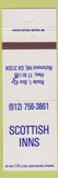 Matchbook Cover - Scottish Inns Richmond Hills GA