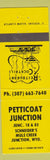 Matchbook Cover - Petticoat Junction Junction WY restaurant