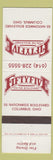 Matchbook Cover - Fiftyfive on the Boulevard Columbus OH