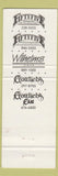 Matchbook Cover - Fiftyfive on the Boulevard Columbus OH