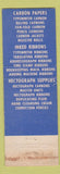 Matchbook Cover - Codo Carbon Papers Coraopolis PA WORN