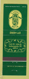 Matchbook Cover - Major Tooley's Indianapolis IN