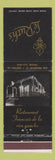 Matchbook Cover - LeRuth's Restaurant Gretna LA