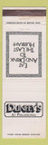 Matchbook Cover - Dunfey's Philadelphia PA
