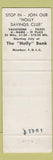 Matchbook Cover - First National Bank Mount Holly Springs PA WEAR