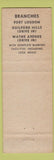 Matchbook Cover - National Bank Cahmbersburg PA 1959
