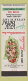 Matchbook Cover - Louis Pappas Riverside Cafe Tarpon Springs FL