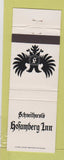Matchbook Cover - Schneithorst's Hofamberg Inn St Louis MO