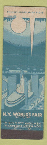 Matchbook Cover - 1939 New York World's Fair Midget