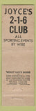 Matchbook Cover - 216 Club Chicago IL? Horse racing graphics Midget