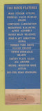 Matchbook Cover - 1941 Buick