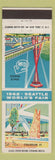 Matchbook Cover - 1962 Seattle World's Fair Space NeedleColiseum 21