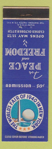 Matchbook Cover - 1939 New York World's Fair