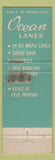 Matchbook Cover - Ocean Lanes Bowling Long Beach CA WEAR