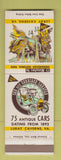 Matchbook Cover - Luray Caverns VA Car Carriage Museum