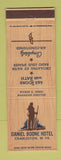 Matchbook Cover - Daniel Boone Hotel Charleston WV