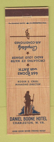 Matchbook Cover - Daniel Boone Hotel Charleston WV