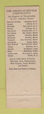 Matchbook Cover - Daniel Boone Hotel Charleston WV