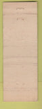 Matchbook Cover - Hotel Ashtabula OH