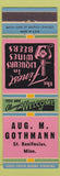 Matchbook Cover - Aug M Gothmann ST Bonifacius MN