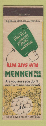 Matchbook Cover - Mennen Spray Deodorant