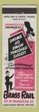 Matchbook Cover - Brass Rail Chicago IL