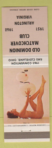 Matchbook Cover - Old Dominion Match Club Arlington VA 1968 pinup
