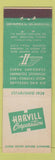 Matchbook Cover - Harvill Corp Newark NJ Los Angeles CA